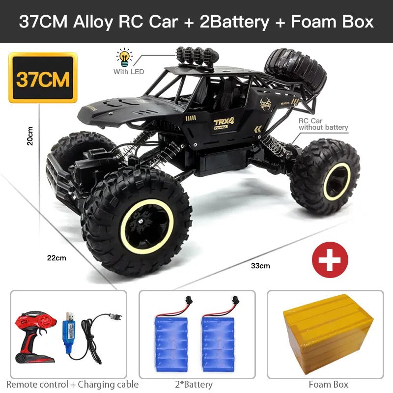 ZWN 1:12 / 1:16 4wd rc auto met LED verlichting - 2.4G radiografisch bestuurbare auto - Bivakshop