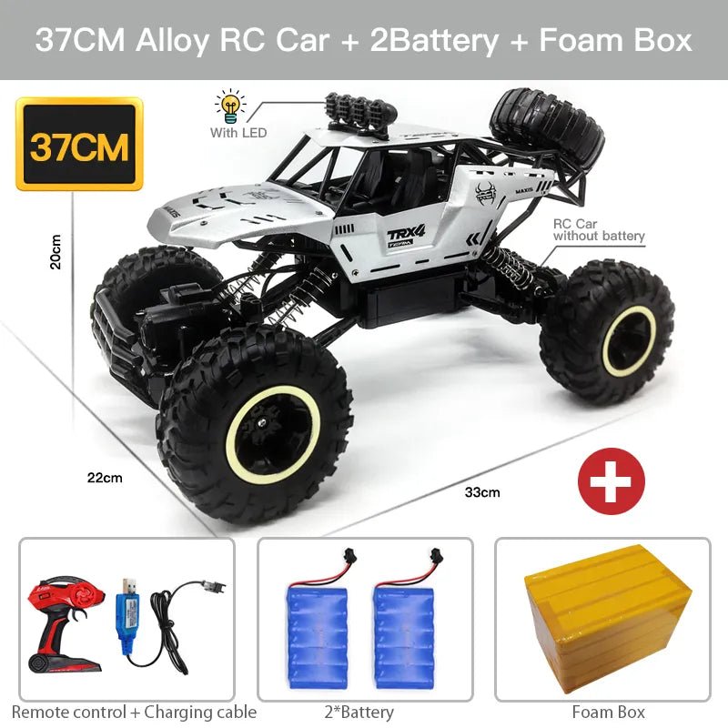ZWN 1:12 / 1:16 4wd rc auto met LED verlichting - 2.4G radiografisch bestuurbare auto - Bivakshop