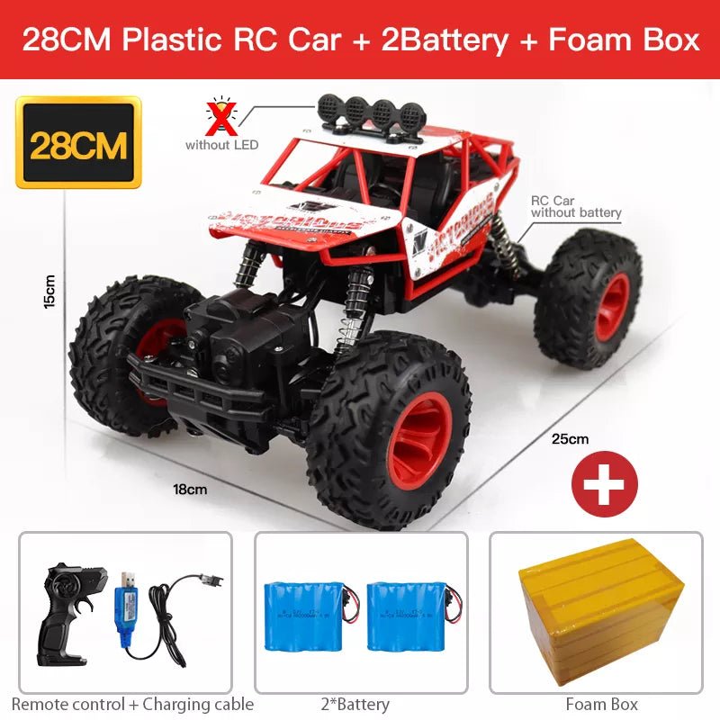 ZWN 1:12 / 1:16 4wd rc auto met LED verlichting - 2.4G radiografisch bestuurbare auto - Bivakshop