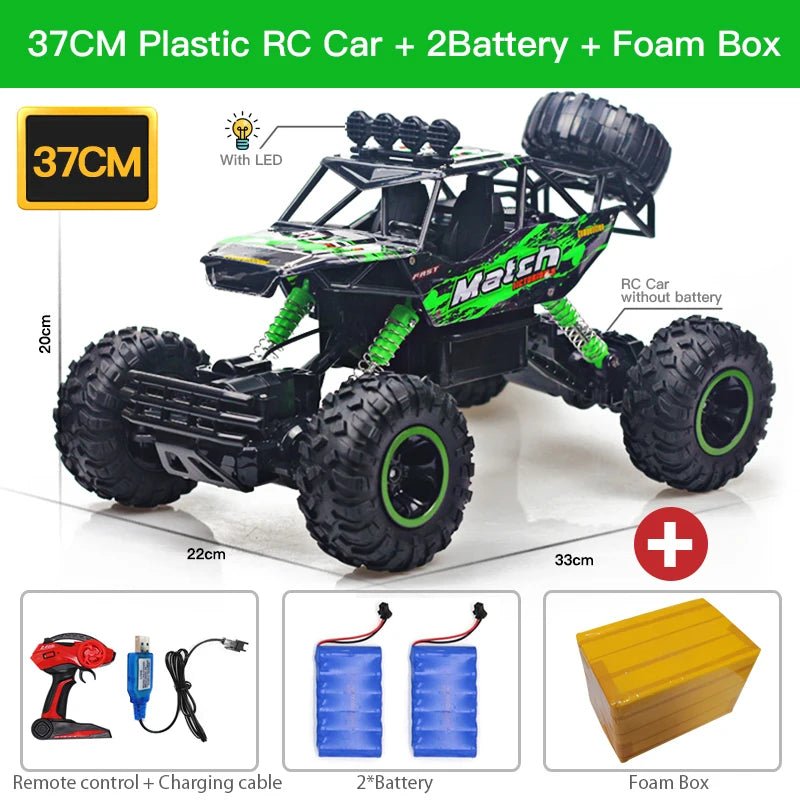 ZWN 1:12 / 1:16 4wd rc auto met LED verlichting - 2.4G radiografisch bestuurbare auto - Bivakshop