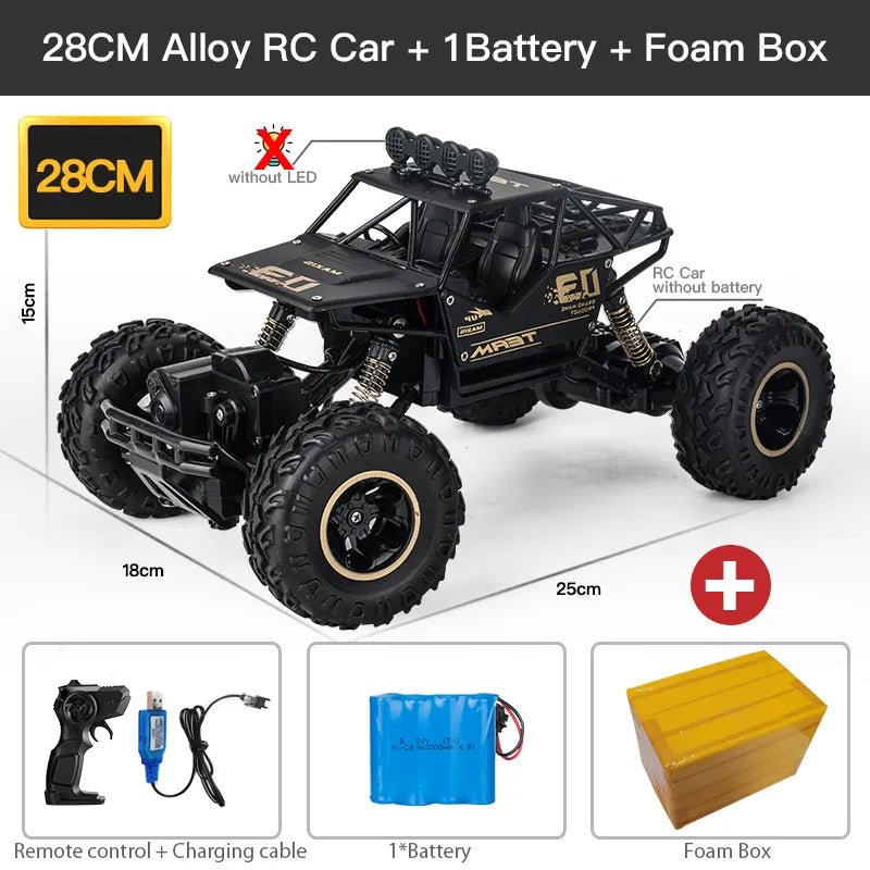ZWN 1:12 / 1:16 4wd rc auto met LED verlichting - 2.4G radiografisch bestuurbare auto - Bivakshop